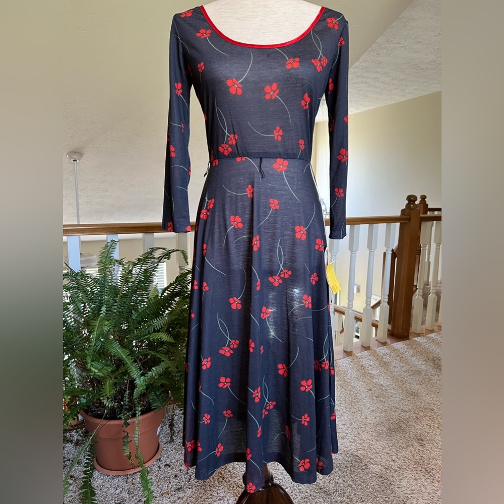 Vintage NWT Jody T of California Dress, Vtg Sz 9, Modern Size XS